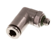 4mm x M 5 90Grad Winkelsteckverschraubung mit Außengewinde Messing FKM drehbar [2 Stück]