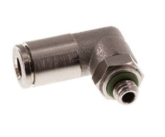 4mm x M 5 90Grad Winkelsteckverschraubung mit Außengewinde Messing FKM drehbar [2 Stück]