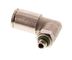 6mm x M 5 90Grad Winkelsteckverschraubung mit Außengewinde Messing FKM drehbar [2 Stück]