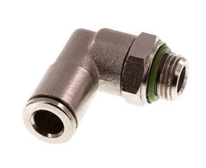 6mm x G1/8'' 90deg Ellbogen Steckverschraubung mit Außengewinde Messing FKM drehbar [2 Stück]