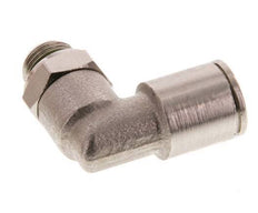 8mm x G1/8'' 90deg Winkel Steckverschraubung mit Außengewinde Messing FKM drehbar [2 Stück]