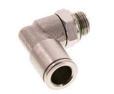 8mm x G1/8'' 90deg Winkel Steckverschraubung mit Außengewinde Messing FKM drehbar [2 Stück]