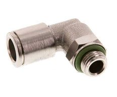 8mm x G1/8'' 90deg Winkel Steckverschraubung mit Außengewinde Messing FKM drehbar [2 Stück]