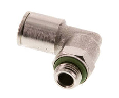 8mm x G1/8'' 90deg Winkel Steckverschraubung mit Außengewinde Messing FKM drehbar [2 Stück]