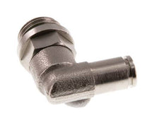 4mm x G1/4'' 90deg Ellbogen Steckverschraubung mit Außengewinde Messing FKM drehbar [2 Stück]