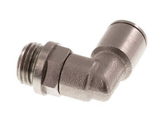 8mm x G1/4'' 90deg Ellbogen Steckverschraubung mit Außengewinde Messing FKM drehbar [2 Stück]