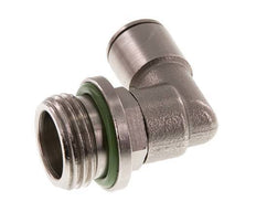 10mm x G1/2'' 90deg Elbow Push-in Fitting with Male Threads Brass FKM Rotatable