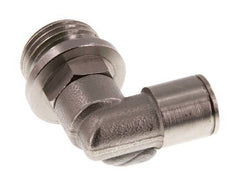 10mm x G1/2'' 90deg Elbow Push-in Fitting with Male Threads Brass FKM Rotatable
