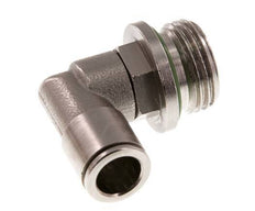 10mm x G1/2'' 90deg Winkel Steckverschraubung mit Außengewinde Messing FKM drehbar