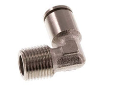 4mm x R1/8'' 90deg Elbow Push-in Fitting with Male Threads Brass NBR [2 Pieces]