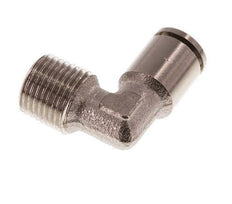 4mm x R1/8'' 90deg Winkel-Steckverschraubung mit Außengewinde Messing NBR [2 Stück]