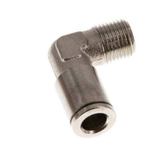 6mm x R1/8'' 90deg Winkel-Steckverschraubung mit Außengewinde Messing NBR [2 Stück]