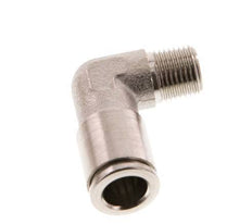 8mm x R1/8'' 90deg Winkel-Steckverschraubung mit Außengewinde Messing NBR [2 Stück]