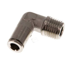 6mm x R1/4'' 90deg Winkel-Steckverschraubung mit Außengewinde Messing NBR [2 Stück]