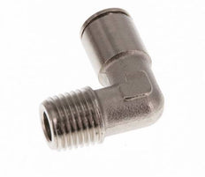 8mm x R1/4'' 90deg Winkel-Steckverschraubung mit Außengewinde Messing NBR [2 Stück]