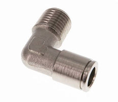 8mm x R1/4'' 90deg Winkel-Steckverschraubung mit Außengewinde Messing NBR [2 Stück]
