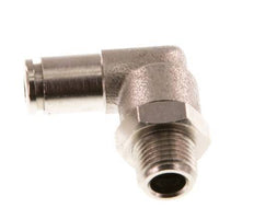 4mm x R1/8'' 90deg Winkel-Steckverschraubung mit Außengewinde Messing NBR drehbar [2 Stück]