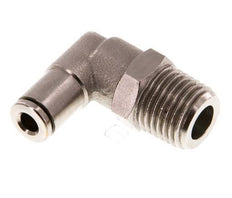 4mm x R1/4'' 90deg Winkel-Steckverschraubung mit Außengewinde Messing NBR drehbar [2 Stück]