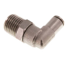 4mm x R1/4'' 90deg Winkel-Steckverschraubung mit Außengewinde Messing NBR drehbar [2 Stück]