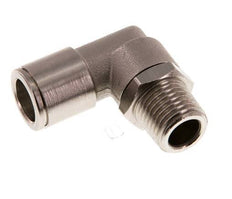 10mm x R1/4'' 90deg Winkel-Steckverschraubung mit Außengewinde Messing NBR drehbar [2 Stück]