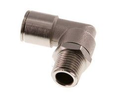 10mm x R1/4'' 90deg Winkel-Steckverschraubung mit Außengewinde Messing NBR drehbar [2 Stück]