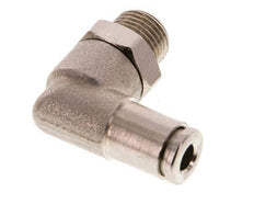 4mm x R1/8'' 90deg Winkel Steckverschraubung mit Außengewinde Messing FKM drehbar [2 Stück]