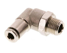 4mm x R1/8'' 90deg Winkel Steckverschraubung mit Außengewinde Messing FKM drehbar [2 Stück]