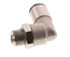 6mm x R1/8'' 90deg Winkel Steckverschraubung mit Außengewinde Messing FKM drehbar [2 Stück]