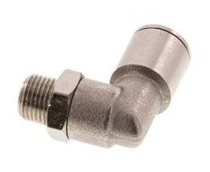 8mm x R1/8'' 90deg Winkel Steckverschraubung mit Außengewinde Messing FKM drehbar [2 Stück]