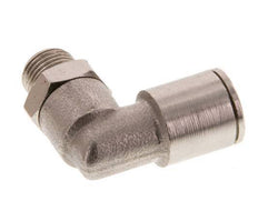 8mm x R1/8'' 90deg Winkel Steckverschraubung mit Außengewinde Messing FKM drehbar [2 Stück]