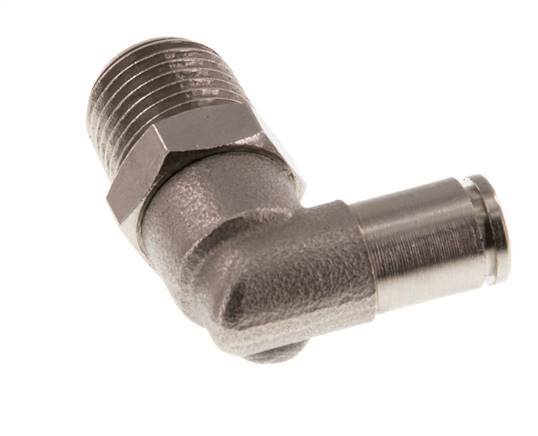 4mm x R1/4'' 90deg Winkel-Steckverschraubung mit Außengewinde Messing FKM drehbar [2 Stück]