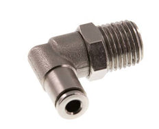4mm x R1/4'' 90deg Winkel-Steckverschraubung mit Außengewinde Messing FKM drehbar [2 Stück]