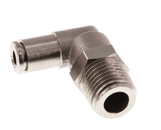 4mm x R1/4'' 90deg Winkel-Steckverschraubung mit Außengewinde Messing FKM drehbar [2 Stück]