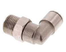 10mm x R3/8'' 90deg Winkel Steckverschraubung mit Außengewinde Messing FKM drehbar