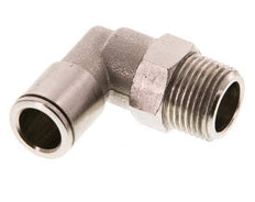 10mm x R3/8'' 90deg Winkel Steckverschraubung mit Außengewinde Messing FKM drehbar