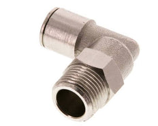 10mm x R3/8'' 90deg Winkel Steckverschraubung mit Außengewinde Messing FKM drehbar