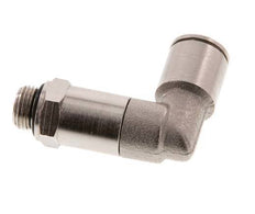 8mm x G1/8'' 90deg Winkel Steckverschraubung mit Außengewinde Messing NBR lange Hülse drehbar [2 Stück]