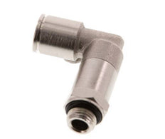 8mm x G1/8'' 90deg Winkel Steckverschraubung mit Außengewinde Messing NBR lange Hülse drehbar [2 Stück]
