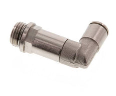 6mm x G1/4'' 90deg Winkel Steckverschraubung mit Außengewinde Messing NBR lange Hülse drehbar [2 Stück]