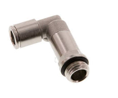 8mm x G1/4'' 90deg Winkel Steckverschraubung mit Außengewinde Messing NBR lange Hülse drehbar [2 Stück]