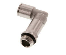 8mm x G1/4'' 90deg Winkel Steckverschraubung mit Außengewinde Messing NBR lange Hülse drehbar [2 Stück]