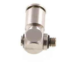 5mm x M 5 90 Grad Winkel L-Form Steckverschraubung mit Außengewinde Messing NBR drehbar