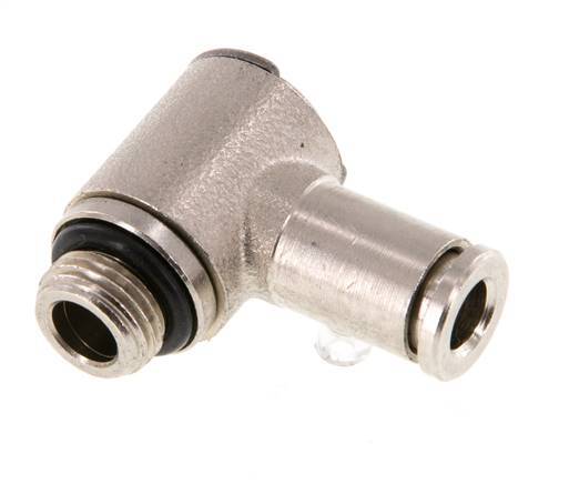 5mm x G1/8'' 90 Grad Winkel L-Form Steckverschraubung mit Außengewinde Messing NBR drehbar