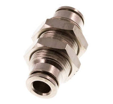 6mm Steckverschraubung Messing NBR Bulkhead [2 Stück]