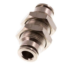 6mm Steckverschraubung Messing NBR Bulkhead [2 Stück]