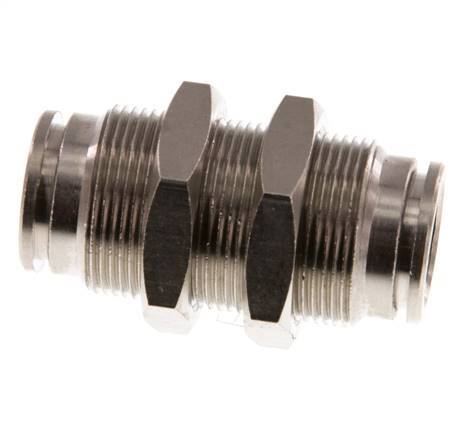 12mm Steckverschraubung Messing NBR Bulkhead