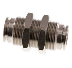 12mm Steckverschraubung Messing NBR Bulkhead