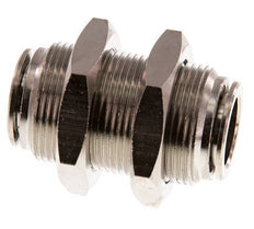 16mm Steckverschraubung Messing FKM Bulkhead