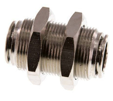 16mm Steckverschraubung Messing FKM Bulkhead