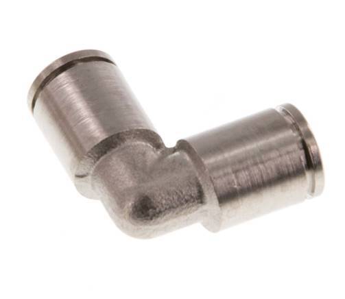 6mm 90deg Ellbogen Steckfitting Messing NBR [2 Stück]